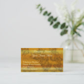 Cartes de visite Golden Metallic-Effet III (Debout devant)