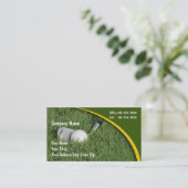 Cartes de visite Golf (Debout devant)