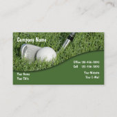 Cartes de visite Golf (Devant)