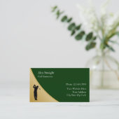 Cartes de visite Golf (Debout devant)