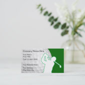 Cartes de visite Golf (Debout devant)