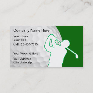 Cartes de visite Golf