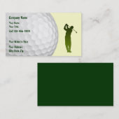 Cartes de visite Golf (Devant / Derrière)