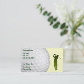 Cartes de visite Golf (Debout devant)