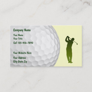 Cartes de visite Golf