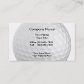 Cartes de visite Golf (Devant)