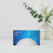 Cartes de visite Golf (Debout devant)