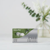 Cartes de visite Golf (Debout devant)