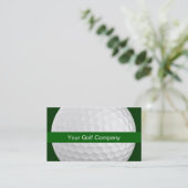 Cartes de visite Golf (Debout devant)