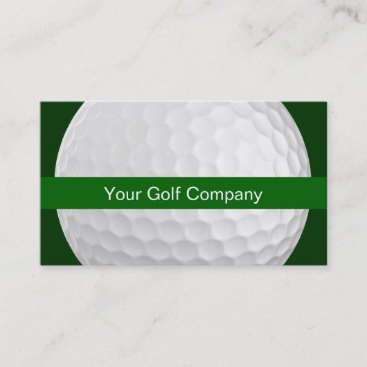 Cartes de visite Golf (Devant)