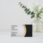 Cartes de visite Golf (Debout devant)