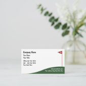 Cartes de visite Golf (Debout devant)