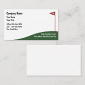 Cartes de visite Golf (Devant / Derrière)