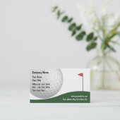 Cartes de visite Golf (Debout devant)