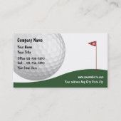 Cartes de visite Golf (Devant)
