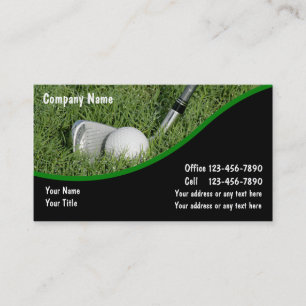 Cartes de visite Golf