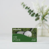 Cartes de visite Golf (Debout devant)