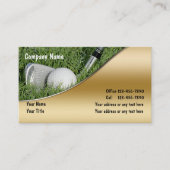 Cartes de visite Golf (Devant)