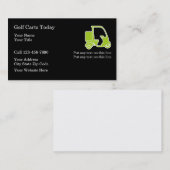 Cartes de visite Golf (Devant / Derrière)