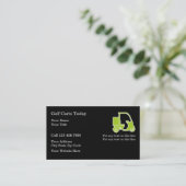 Cartes de visite Golf (Debout devant)