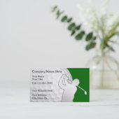 Cartes de visite Golf (Debout devant)