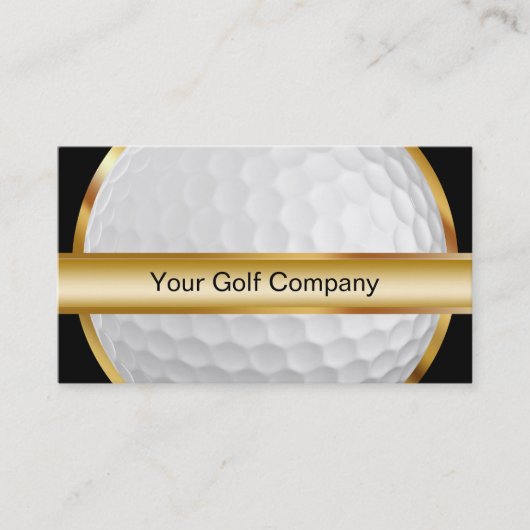 Cartes de visite Golf (Devant)