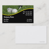 Cartes de visite Golf (Devant / Derrière)
