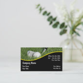 Cartes de visite Golf (Debout devant)