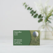 Cartes de visite Golf Design Moderne (Debout devant)