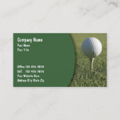 Cartes de visite Golf Design Moderne (Devant)