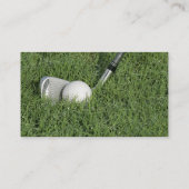 Cartes de visite Golf Design Simple (Dos)