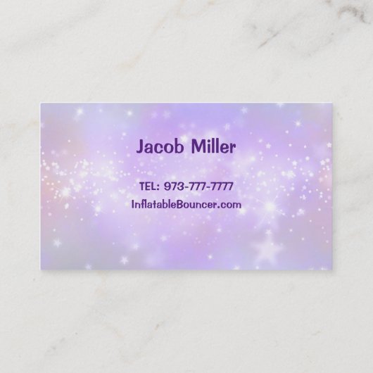 Cartes de visite gonflables (Dos)