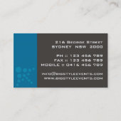 cartes de visite > grand style [sarcelle d'hiver : (Dos)