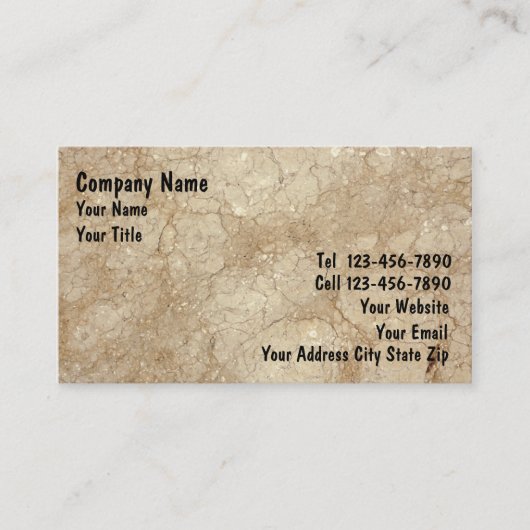 Cartes de visite Granite_1 (Devant)