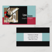 Cartes de visite Graphic Designer (Devant / Derrière)