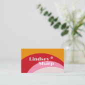 Cartes de visite gras et rétro (Debout devant)