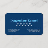 Cartes de visite Great Danes (Dos)