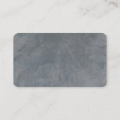 Cartes de visite Gris Ardoise Et Jaune (Dos)