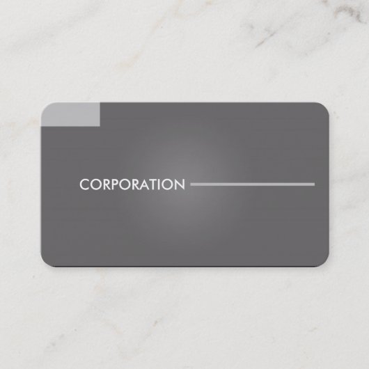 cartes de visite gris modernes et propres (Devant)