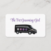 Cartes de visite Grooming pour animaux domestiques (Devant)