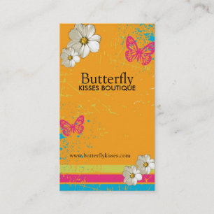 Cartes de visite grunges élégants