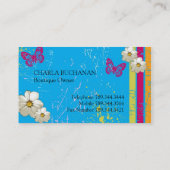 Cartes de visite grunges élégants (Dos)