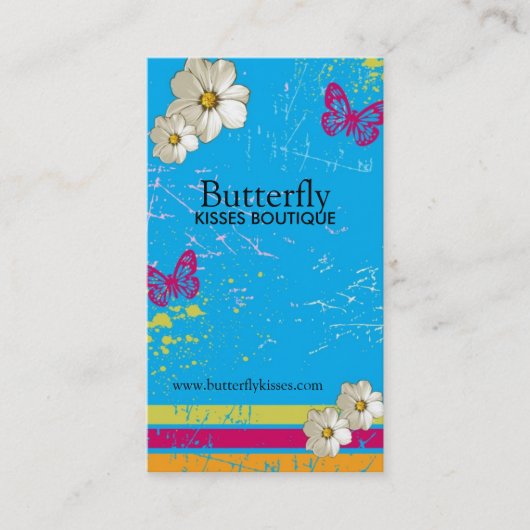 Cartes de visite grunges élégants (Devant)