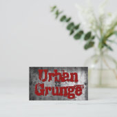 Cartes de visite grunges urbains de regard en (Debout devant)