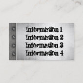 Cartes de visite grunges urbains de regard en (Dos)