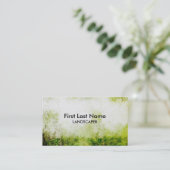 Cartes de visite grunges verts artistiques de (Debout devant)