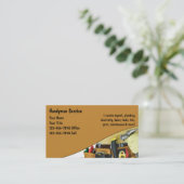 Cartes de visite Handyman (Debout devant)