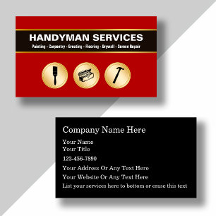 Cartes de visite Handyman