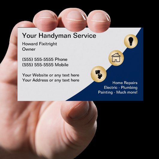 Cartes de visite Handyman