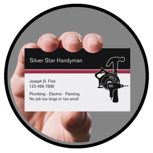 Cartes de visite Handyman professionnels